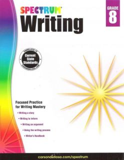 Spectrum Writing Grade 8 - Workbook