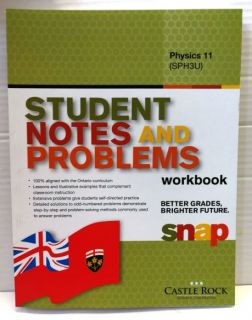 Student Notes & Problems Physics 11 (SPH3U)