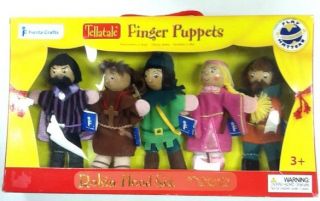 Tellatale Finger Puppets - Robin Hood Set