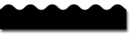 Borders_Scalloped - Black