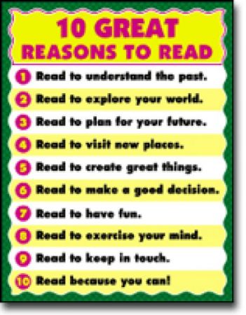 Chartlet - 10 Great Reasons to Read
