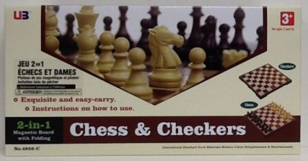 Chess & Checkers 2-in-1