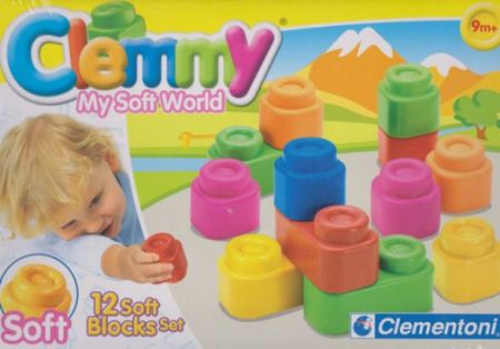 Clemmy 12 Soft Blocks Set