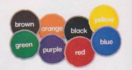 Color Bean Bags - Set of 8