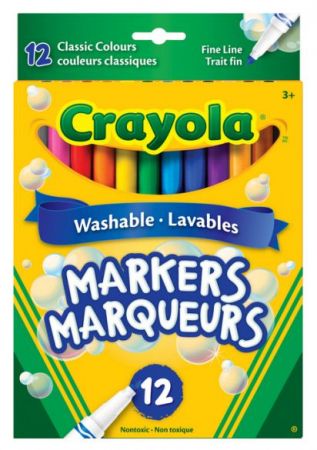 Crayola Markers Fine Line 12 Colors