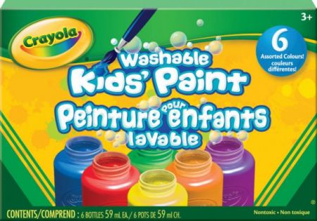 Crayola Washable Kids' Paint 6 Colors