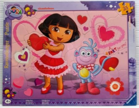 Frame Puzzle - Adorable Dora, 35 Pieces