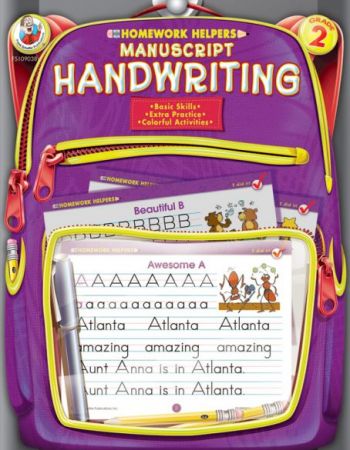 Homework Helper / Workbook Grade 2 : Manuscript Handwriting