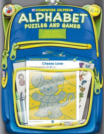 Homework Helper / Workbook Grade K-1 : Alphabet Puzzles and Games