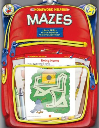 Homework Helper / Workbook PreK-G1 : Mazes