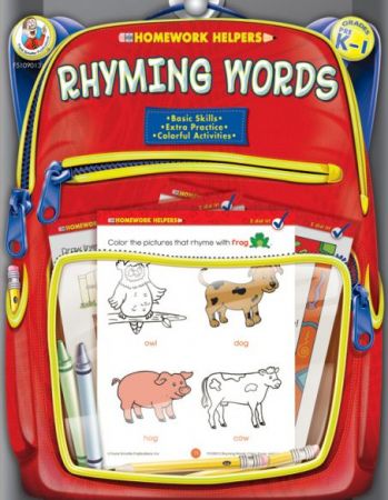 Homework Helper / Workbook PreK-G1 : Rhyming Words