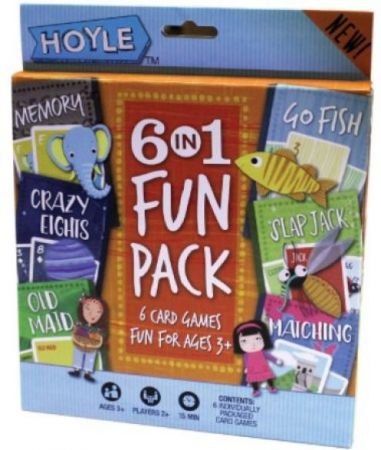 Hoyle 6-in-1 Fun Pack - Card Games