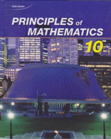 Nelson Principles of Mathematics 10 Textbook