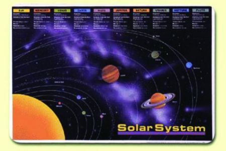 Painless Learning Placemat - Solar System