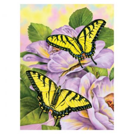 Painting By Numbers - 7 Colors Set : Swallowtale Butterfly