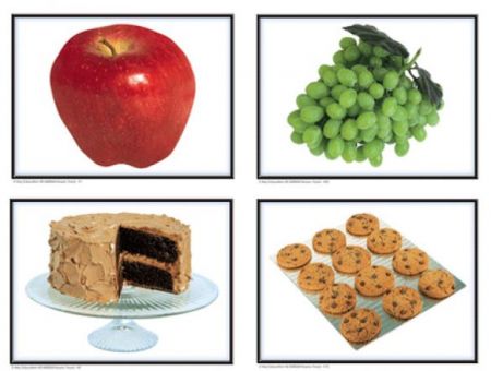 Photographic Learning Cards - Food