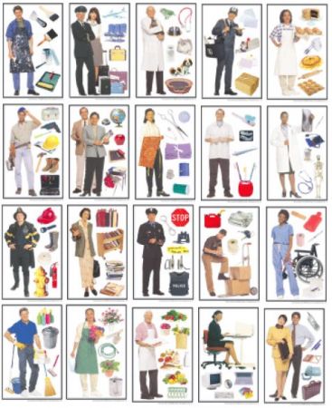 Photographic Learning Cards - People in My Neighborhood