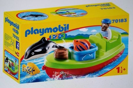 Playmobil #70183 - 1.2.3 Fisherman with Boat