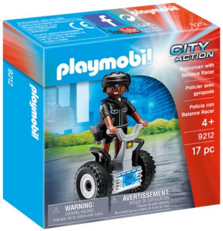 Playmobil #9212 -Policeman with Balance Racer