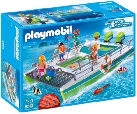 Playmobil #9233 - Glass-Bottom Boat with Underwater Motor