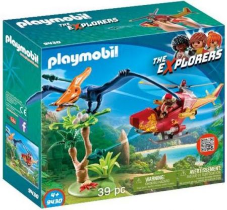 Playmobil #9430 - Dinos Helicopter with Pterosaur