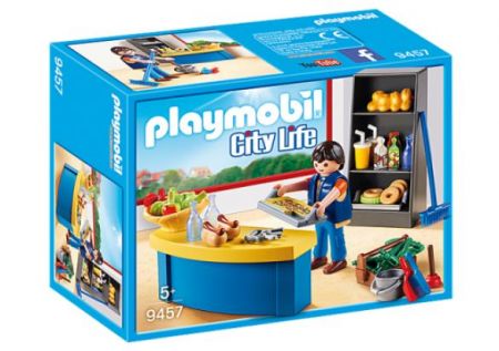 Playmobil #9457 - School Caretaker with Kiosk
