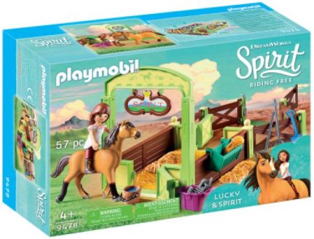 Playmobil #9478 - Lucky & Spirit with Horse Box