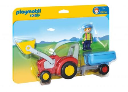 Playmobil #6964 - 1.2.3 Tractor with Trailer