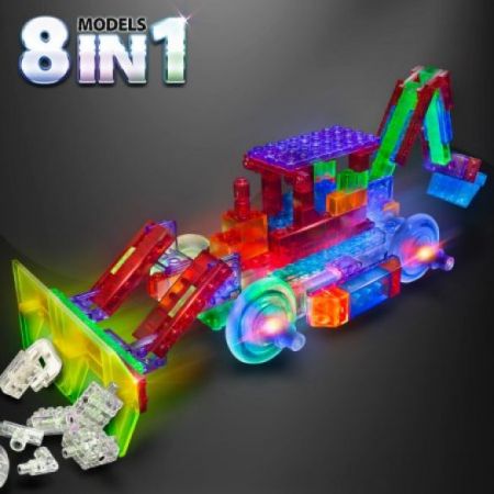 Laser Pegs Bulldozer - 8 in 1 Models Kit