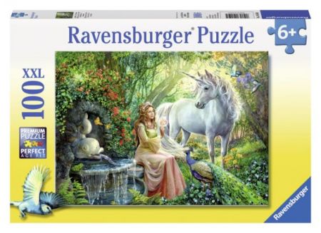 Ravensburger 100 pcs Puzzle - Princess and Unicorn