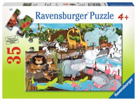 Ravensburger 35 pcs Puzzle - Day at the Zoo