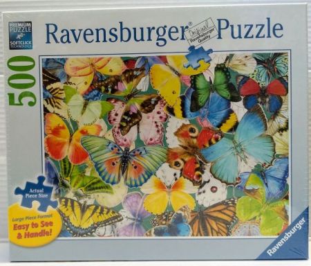 Ravensburger 500 Large Pcs Puzzle - Butterflies