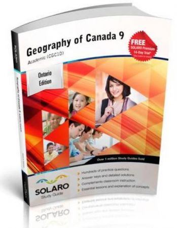 SOLARO Study Guide for Geography of Canada 9, Academic (CGC1D)