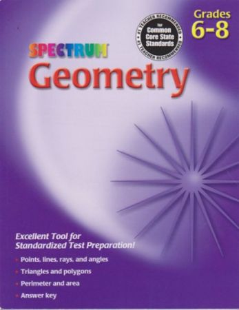 Spectrum Geometry Grades 6 - 8 - Workbook