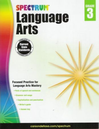 Spectrum Language Arts / Grammar Grade 3 - Workbook