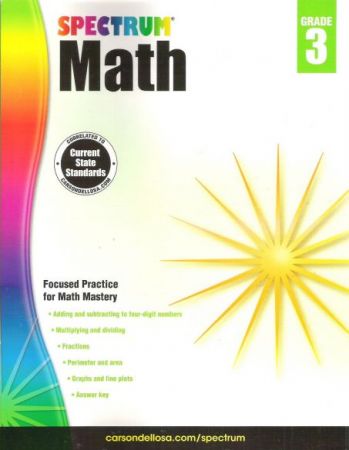 Spectrum Math Grade 3 - Workbook