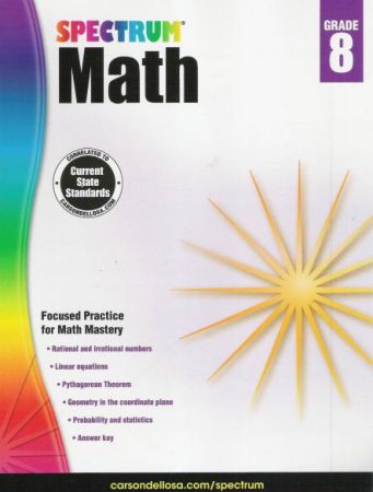 Spectrum Math Grade 8 - Workbook