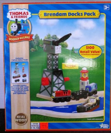 Wooden Railway & Trains - Thomas Brendam Docks Pack LC09734