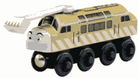 Wooden Railway & Trains - Diesel 10 Y4076