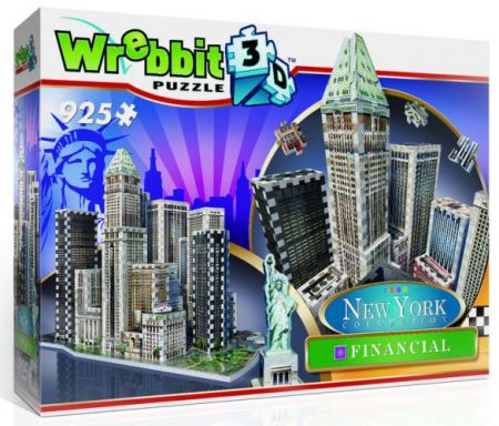 Wrebbit 3D Puzzle - New York Collection: Financial